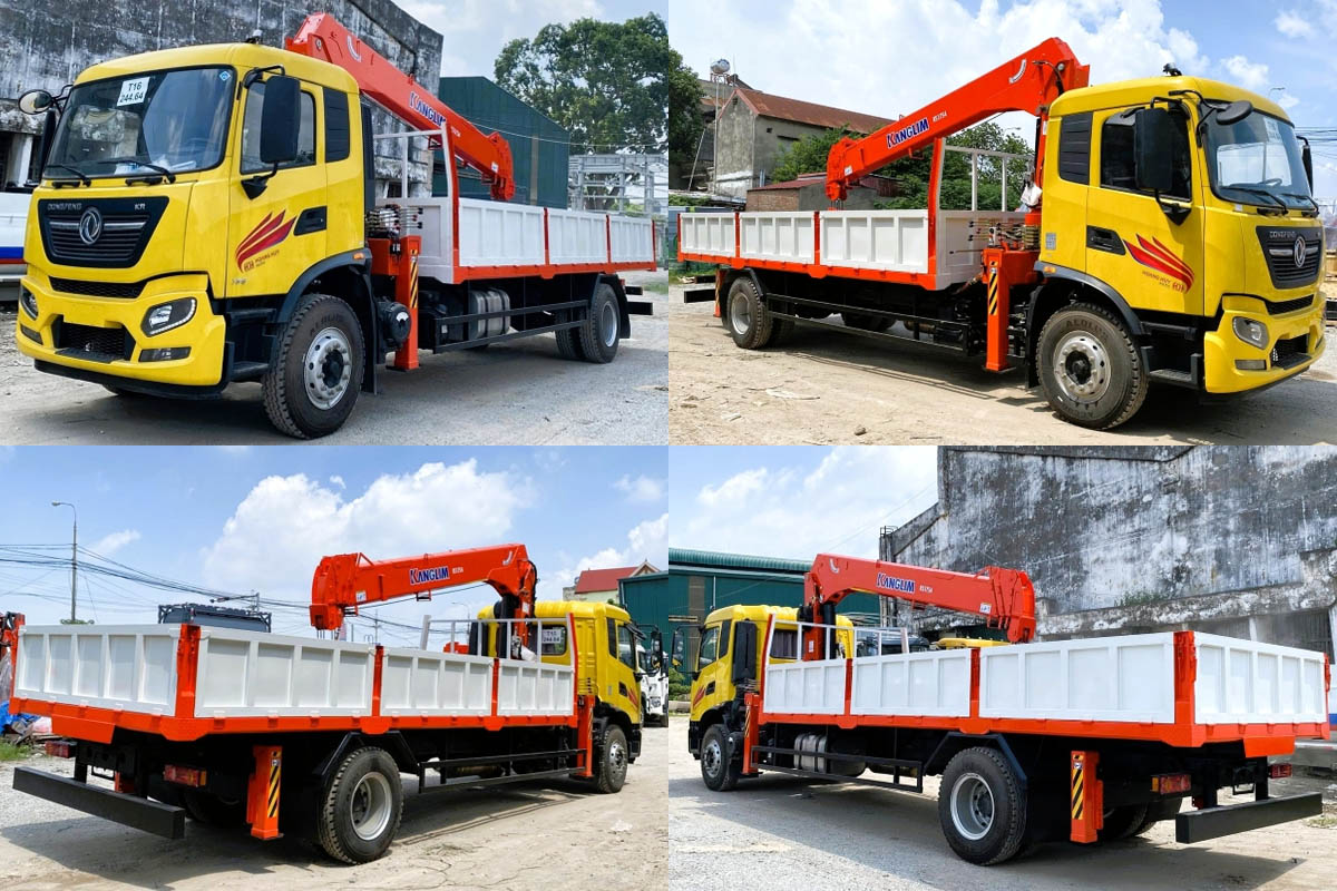 Xe cẩu tự hành 10 tấn Dongfeng & Kanglim