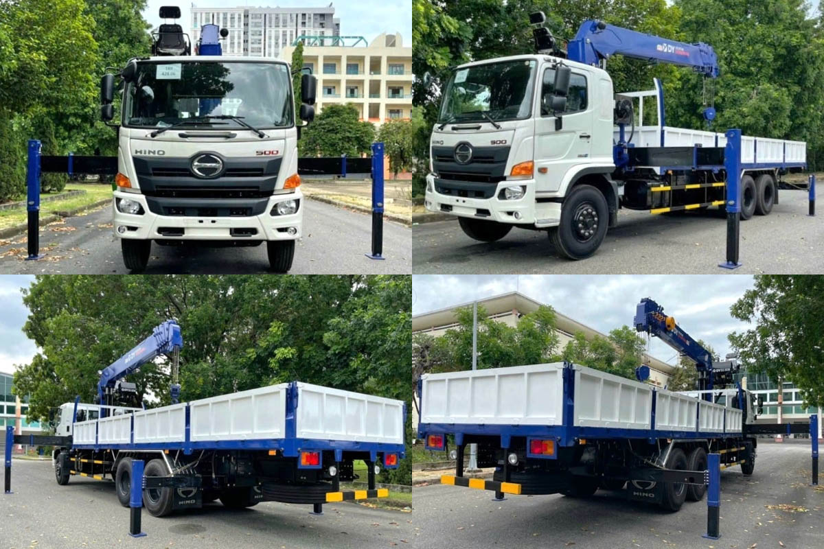 Xe cẩu tự hành 8 tấn Hino & Dongyang